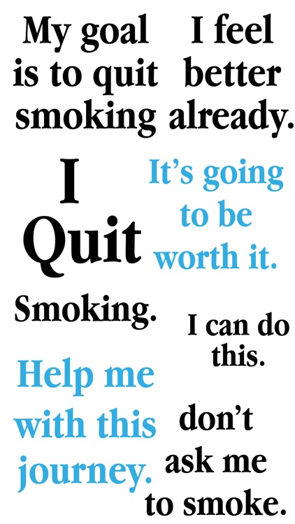 Quit Smoking Stickers