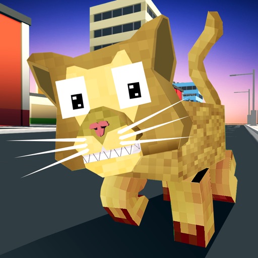 Blocky Cat Simulator iOS App