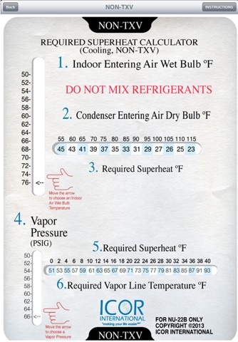 NU-22B Slide Chart screenshot 3