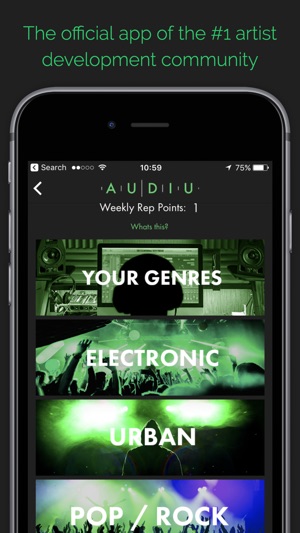 Audiu - Music Community(圖1)-速報App