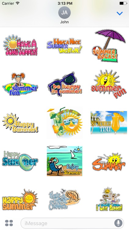 Animated Summer & Spring & Winter GIF Stickers screenshot-3