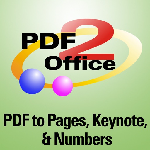 PDF2Office OCR for iWork - Pages, Keynote, Numbers