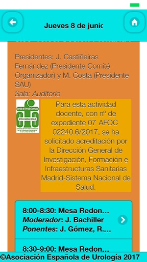 LXXXII Congreso Nacional de Urología 2017(圖2)-速報App