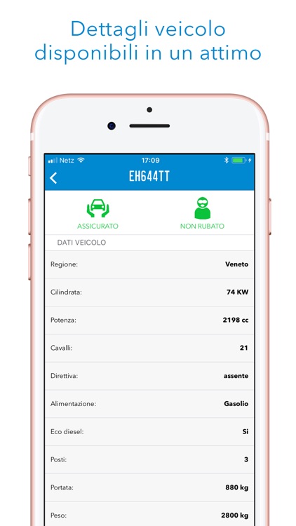 Controllo Targa - Check dati assicurazione e furto