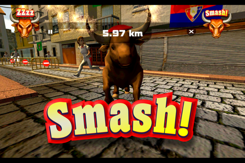 Pamplona Smash: Infinite Bull Runner screenshot 4