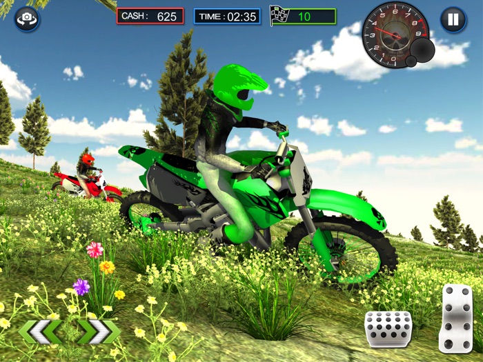 Crazy Motor Biker Rider  Furious Offroad Drive