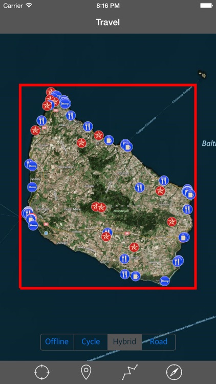 BORNHOLM (DENMARK) – Travel Map Offline Navigator