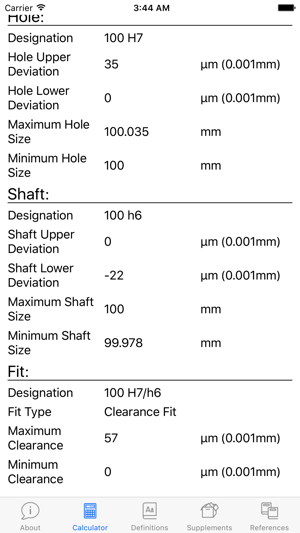 Fit Tolerance ISO(圖2)-速報App