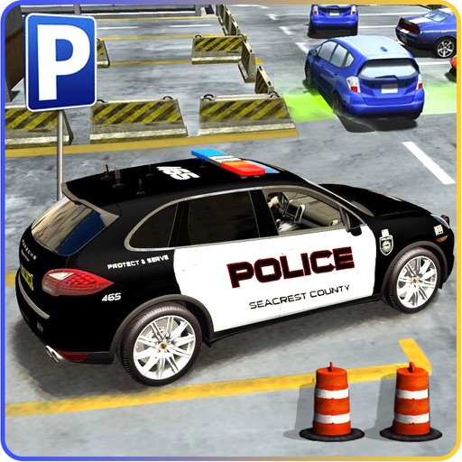 Speed Police Car Parking 3D Pro icon