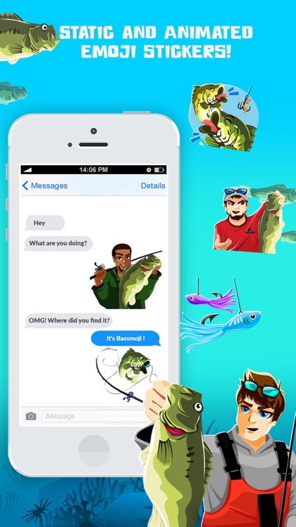 BassMoji – Pro Bass Fishing Emoji & Stickers Pro