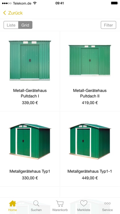 Garten aus Holz