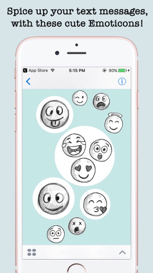 Handdrawn Emojis & Smileys For iMessage(圖4)-速報App