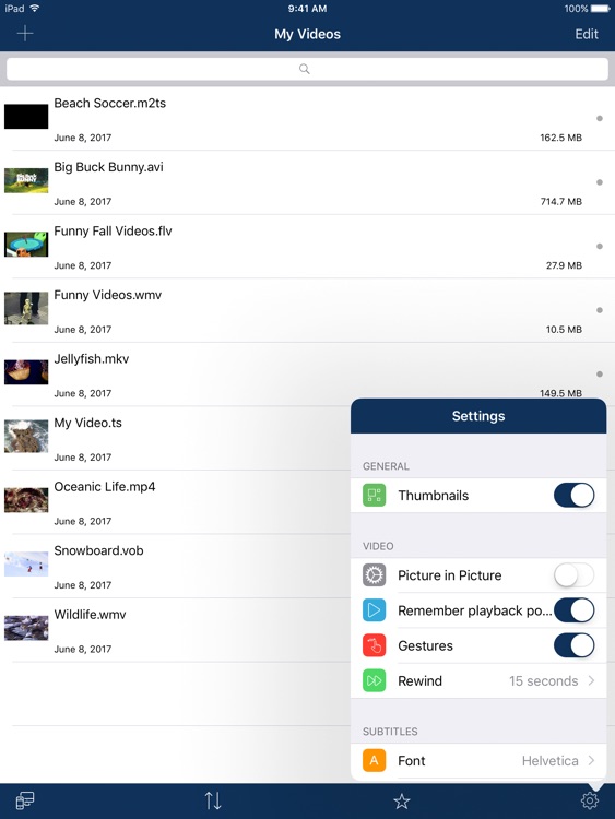 AVPlayer for iPad screenshot-4