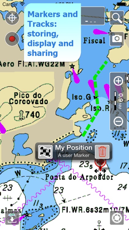 Aqua Map Brazil HD Pro GPS Offline Nautical Charts screenshot-3