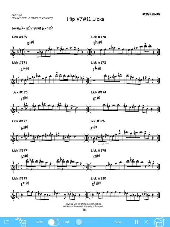 Hip Licks for Alto Saxophone Vol. 2
