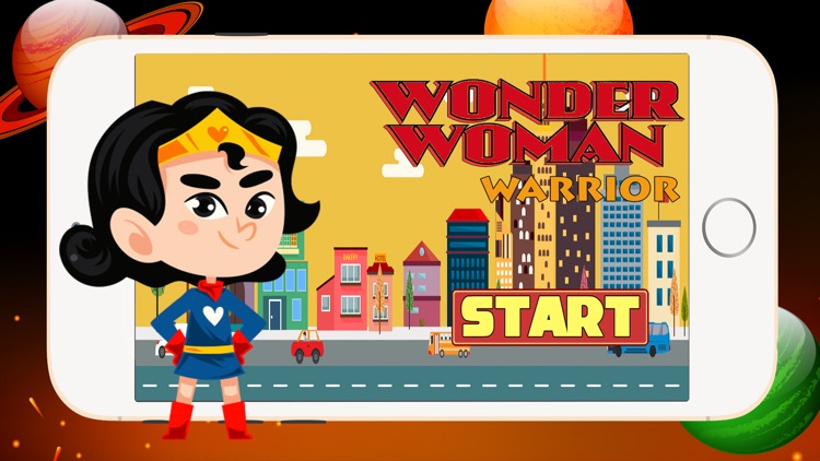 Wonder Woman Warrior Game girl runner fun fighting