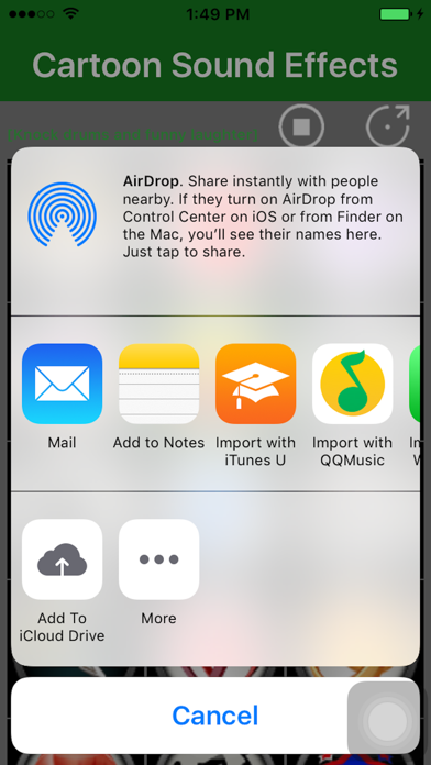 How to cancel & delete Cartoon Sound - 190 Free Sound Effects from iphone & ipad 3