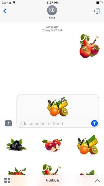 FruitMojis - Beautiful Fruit Stickers