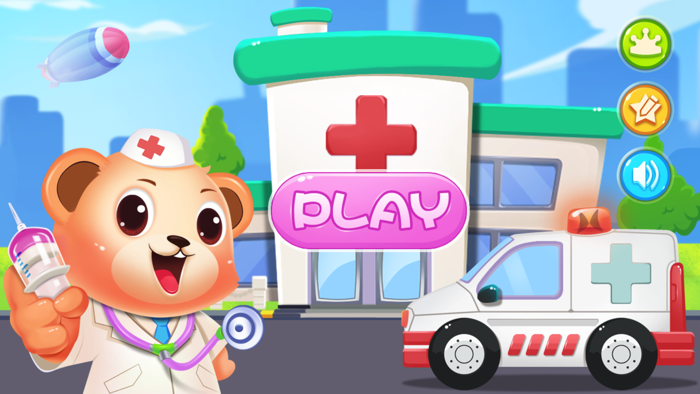 Little Bear Hospital - Doctor Games
