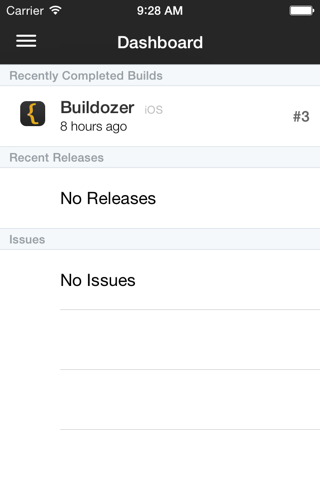 Buildozer screenshot 2