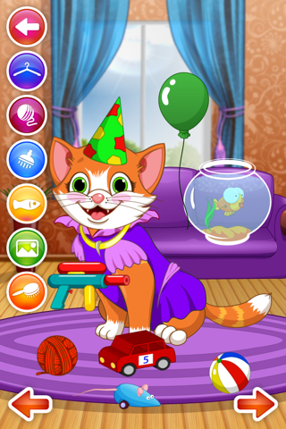 Kitten Adventure - Kids Pet Makeover Spa Games screenshot 2
