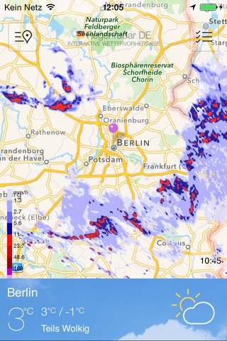 Regenradar Deutschland screenshot 2