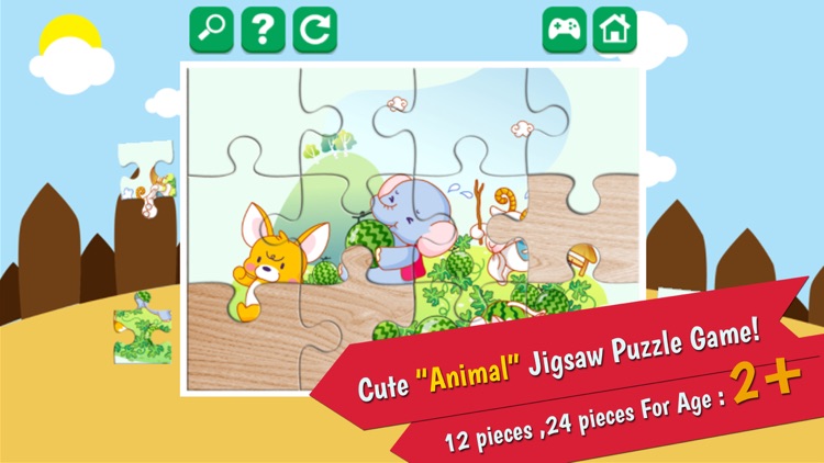 Pets And Wild Animal Jigsaw Game For Kids