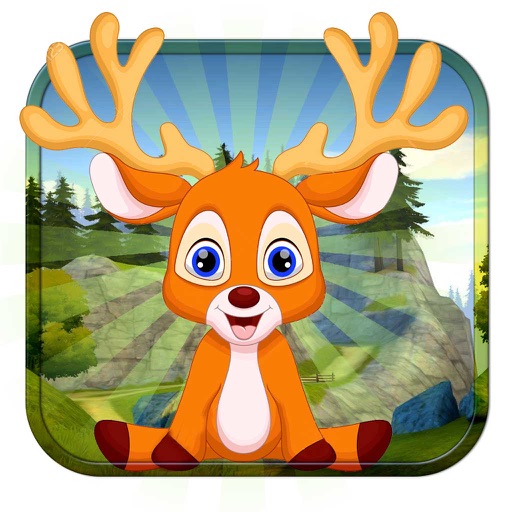 orange deer hunter cartoon