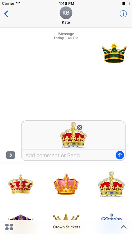 Crown Stickers