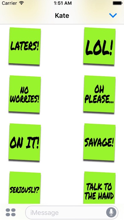 Animated Sticky Notes - Stickers For Text Messages