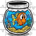 Biển Fish Aquarium Jigsaw Puzzles Trò chơi cho trẻ
