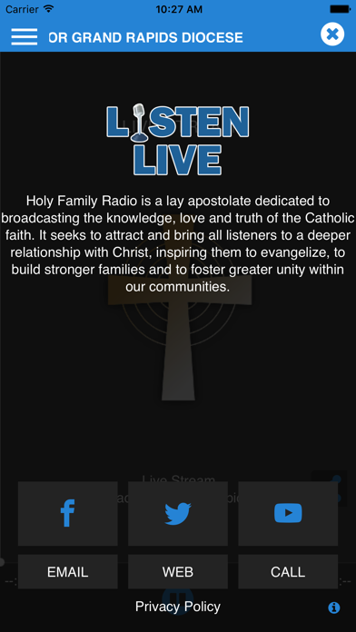 How to cancel & delete Holy Family Radio Mobile App from iphone & ipad 4