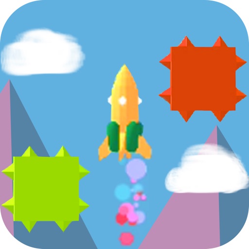 Sky rushing-Rocket jet icon