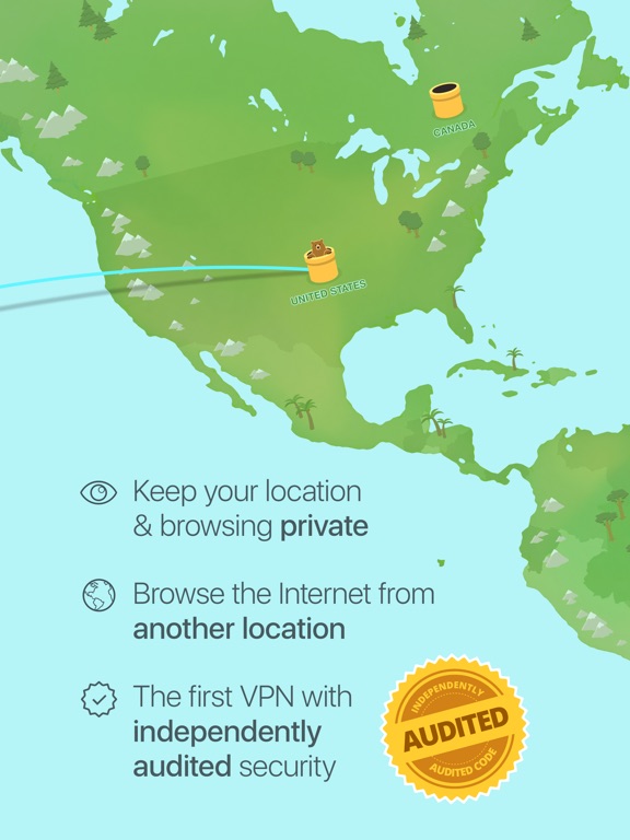 TunnelBear VPN & Wifi Proxy Screenshots