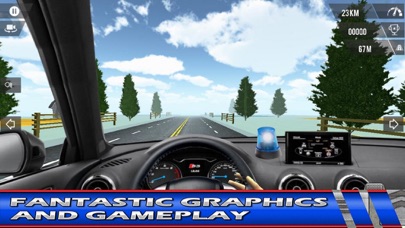 Highway Police Car Driving screenshot 2