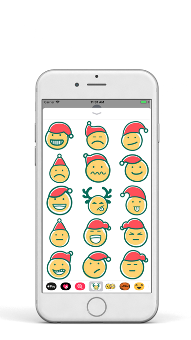 Santa Emoji Pack screenshot 3
