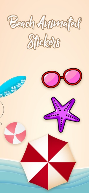 Beach Holiday Animated Sticker