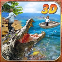 Krokodil Angriff Simulator 3D - steuern die wilden Alligator und jagen Nutztieren apk