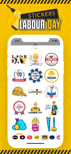 Labor Day Emojis(圖3)-速報App