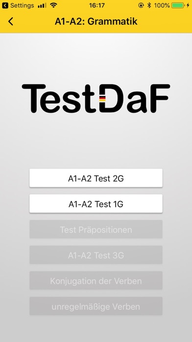 TestDaF screenshot 2