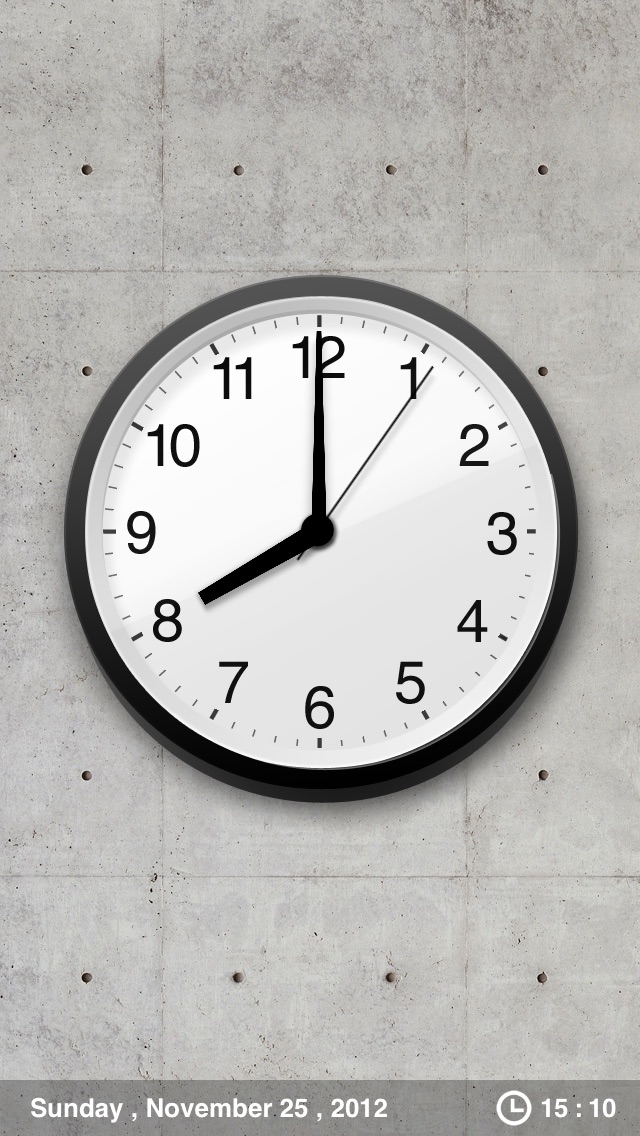 Analog Clock - シンプル時計 screenshot1
