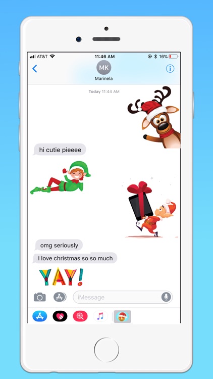 Holiday Emoji Stickers