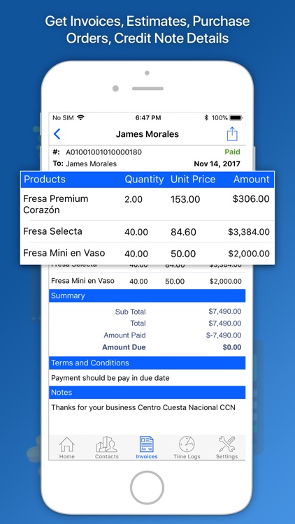 Moon Invoice – Easy Invoicing screenshot-4