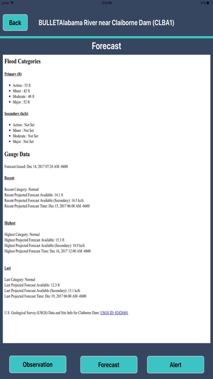 US Rivers Forecast screenshot-4