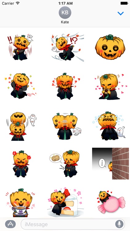 Happy Pumpkin Halloween Emoji