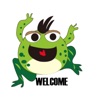 Green Frog Animated Stickers