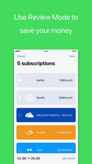 Subs - Manage Subscriptions(圖2)-速報App