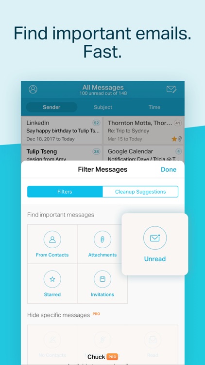 Chuck Email: Fast Inbox Zero screenshot-3