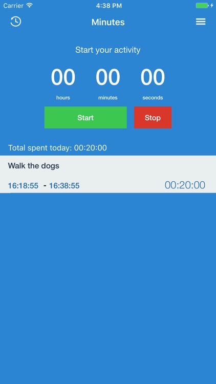 Minutes: Track your time