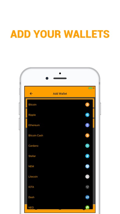 WalleteX - Wallet Overview Screenshot on iOS
